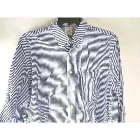 Brooks Brothers Oxford Men Shirt sz 17/33 Made in USA - Picture 2 of 12